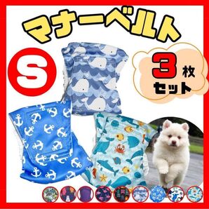 マナーベルト S 犬 介護 生理 まとめ売り おむつ おもらし防止 オシッコ ドッグラン ドッグカフェ ドライブ 腹巻