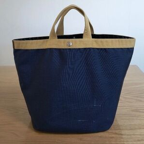 Herve Chapelier エルベシャプリエ 725 ネイビー×ゴールド