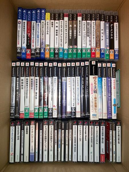 PS PS2 PS3 PS4ソフト 攻略本 体験版 約78点まとめ売り
