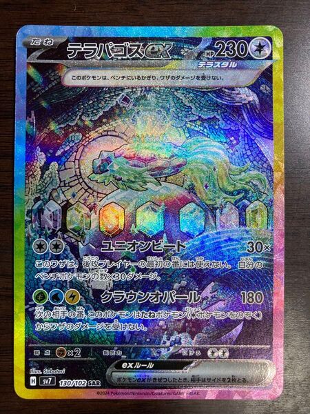 テラパゴスex SAR ポケモンカード ポケカ