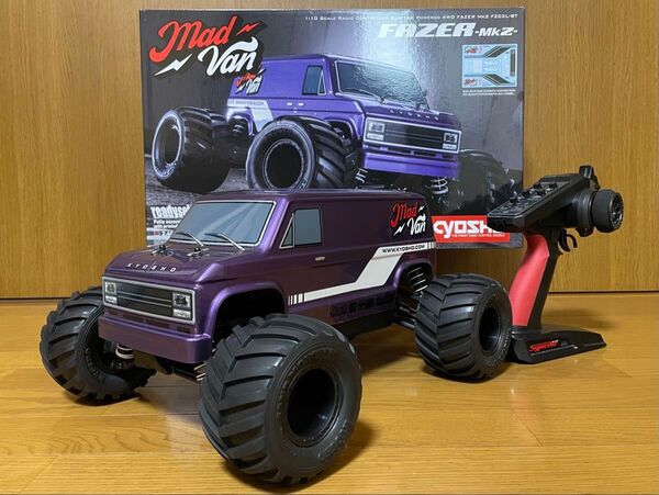京商 マッドバン Color Type2 FAZER-MK2 MAD VAN ラジコンカー パープル 1/10