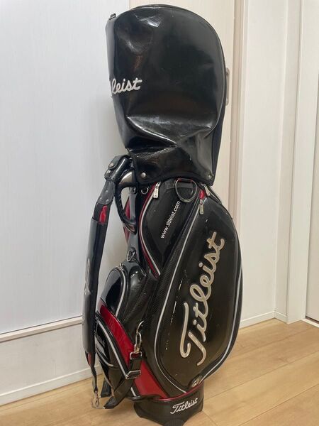 Titleist CB410キャディバッグ 黒 赤
