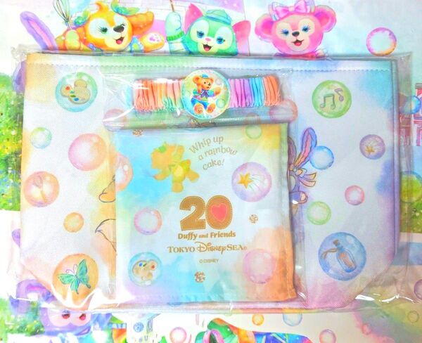 ディズニー ダッフィー&フレンズ カラフルハピネス スーベニアランチケース
