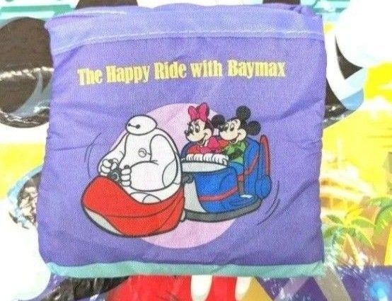 ディズニー カプセルトイ エコバッグ ベイマックス 紫