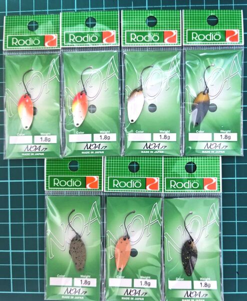 ロデオクラフト ノア1.8g オリカラ 7点セット品