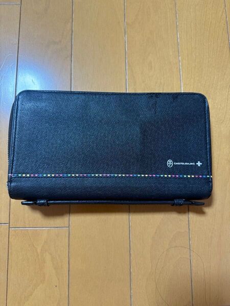 CASTELBAJAC カステルバジャック 大きめ長財布 ラウンドファスナー 黒