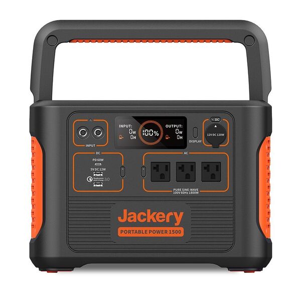 新品(購入証明書アリ)Jackery ジャックリー ポータブル電源 1500 PTB152 キャンプ
