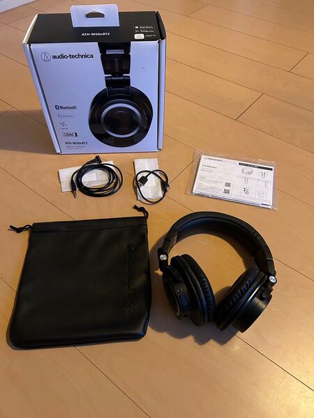 audio-technica ワイヤレスヘッドホン ATH-M50xBT2 ブラック