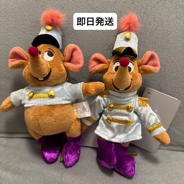 ディズニーストア ジャック ガス ぬいぐるみ ペアーキーホルダー・キーチェーン WISHING YOU A LOVELY DAY