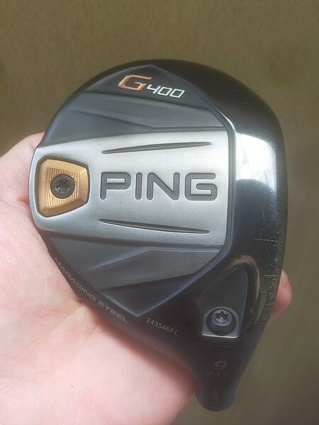 ピン PING G400 フェアウェイウッド FW 9W 23.5度 ヘッドのみ ヘッドカバー有り