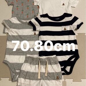 GAP Baby ベビー服セット ボディスーツ ショートパンツ セット