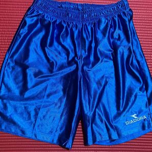 ☆DIADORA サッカーハーフパンツ ブルー Mサイズ