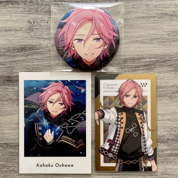 あんスタ! 桜河こはく 缶バッジ ぱしゃっつ メタルカード シャッフル あんさんぶるスターズ!!