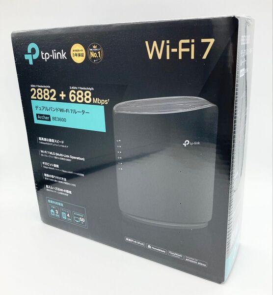 TP-Link(ティーピーリンク) Archer BE3600 無線ルーター Wi-Fi 7(be) IPv6 デュアルバンド