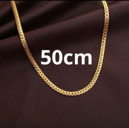 18K刻印入り 50cm 喜平 ゴールドネックレス k18 金 金張り ゴールド