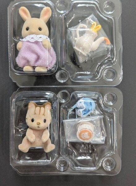 シルバニア 赤ちゃん ケーキパーティー ミルクウサギ シマネコ