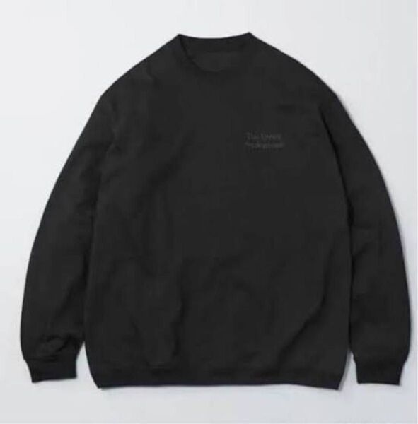 ENNOY 23SSLong Sleeve Hem Rib Tee Black エンノイ XL
