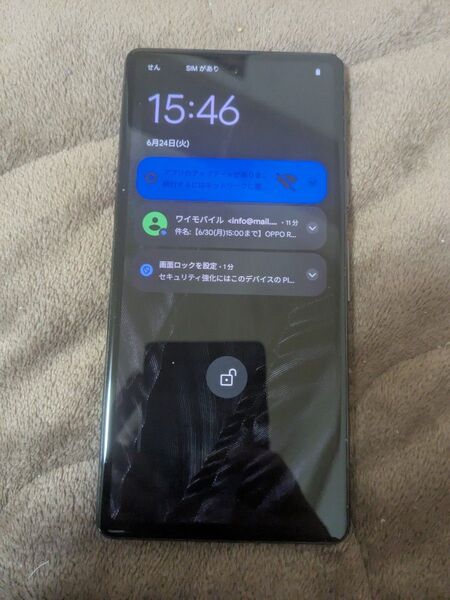 Pixel7a チャコール SIMフリー 元au 本体のみ