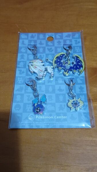 (送料無料) ポケットモンスター 全国図鑑 メタルチャーム コスモッグ コスモウム ソルガレオ ルナアーラ 2014年 未開封品
