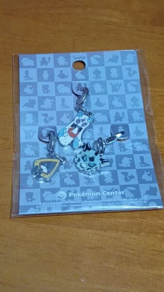 (送料無料) ポケットモンスター 全国図鑑 メタルチャーム ユキワラシ オニゴーリ ユキメノコ 2012年 未開封品