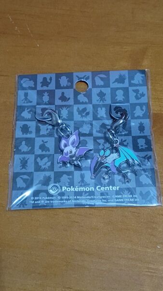 (送料無料) ポケットモンスター 全国図鑑 メタルチャーム オンバット オンバーン No.714 715 2014年 未開封品