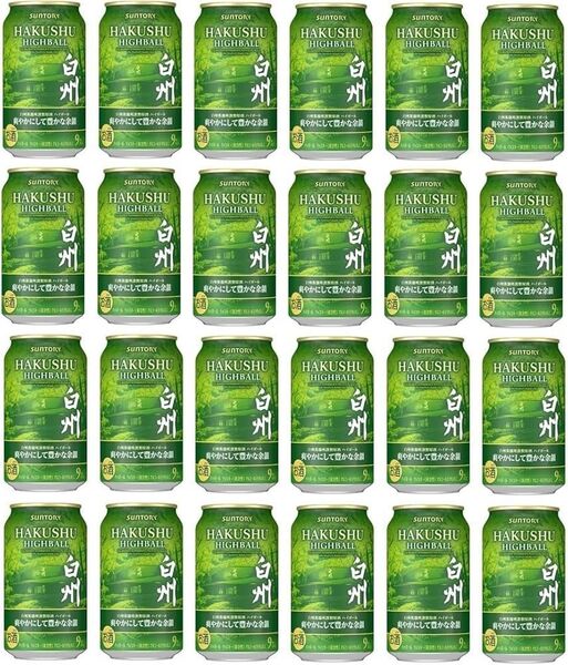 【最安値】 白州ハイボール〈爽やかにして豊かな余韻〉350ml缶 24本(一箱)