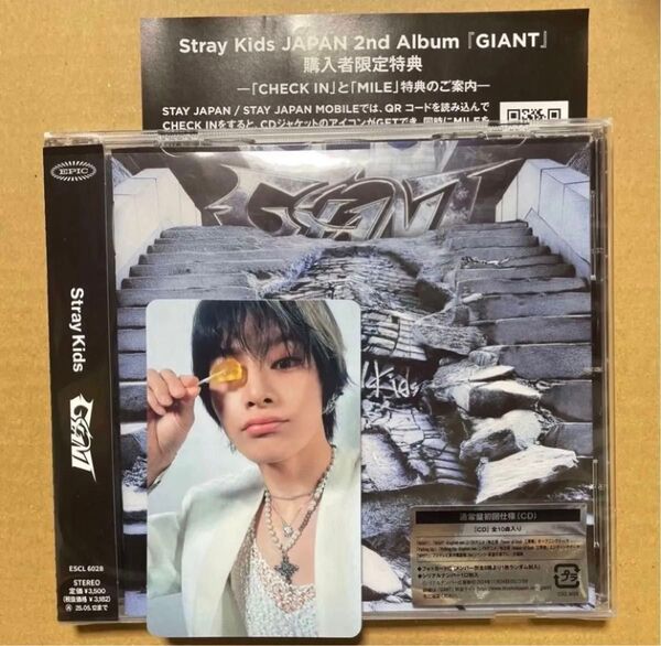 Stray Kids GIANT 通常盤 トレカ アイエン