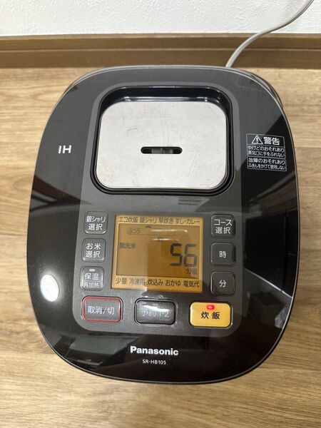 Panasonic IHジャー炊飯器 SR-HB105 ブラック 2015年製