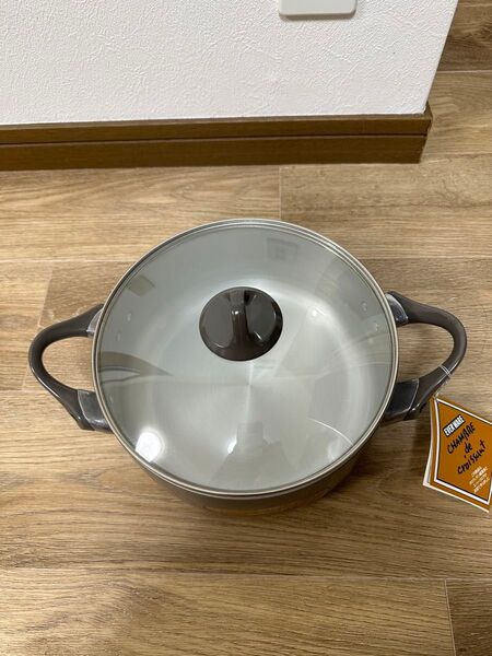 EVER WARE クロワッサン 両手鍋 厚手 20cm