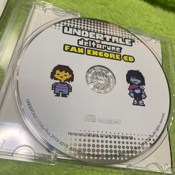 Nintendo DREAM 2019年7月号付録 UNDERTALE アンダーテイル ニンドリ CD サントラ 素人保管品