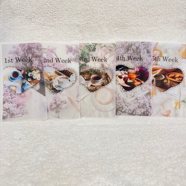 tea time② A6 saving リフィルバインダー貯金韓国
