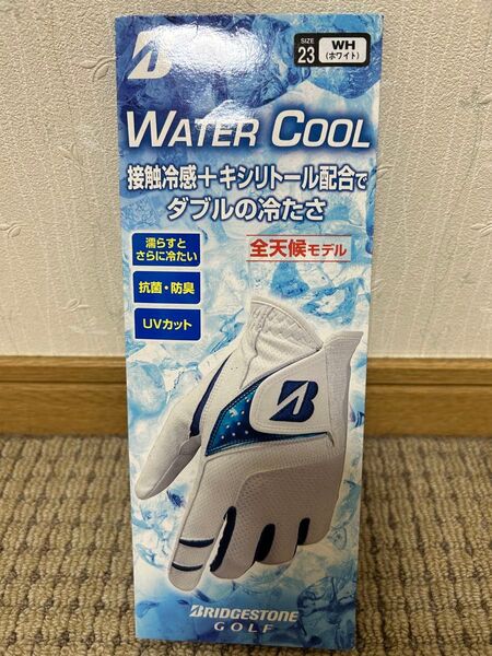 ブリヂストン ゴルフグローブ ウォータークール 23 WH 新品 未使用