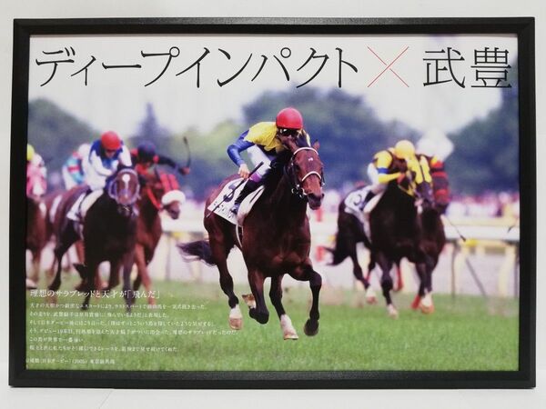 競馬.ディープインパクト.パネル.心に刻まれた名コンビ