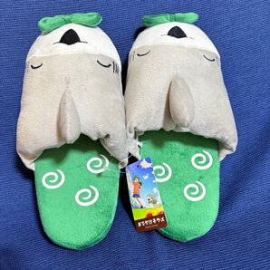 おでかけ子ザメ ルームシューズ スリッパ にっこり ふわふわ もこもこ