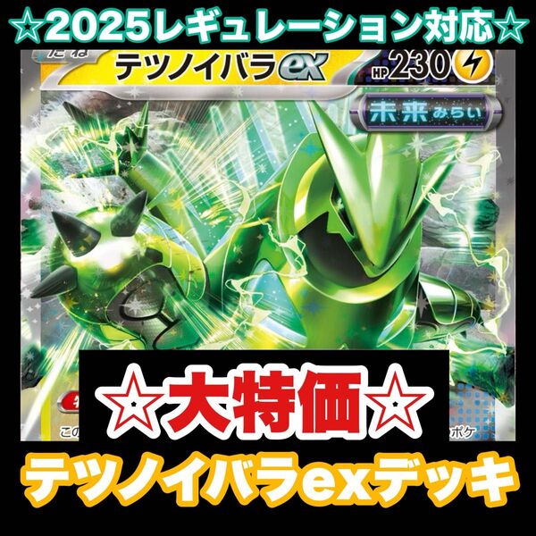 ☆大特価☆テツノイバラexデッキ【構築済みデッキ】