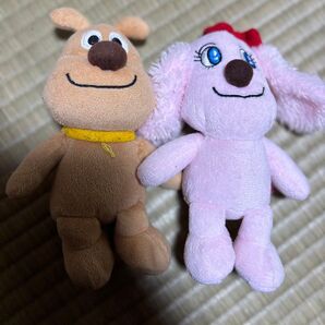 名犬チーズとレアチーズちゃん ぬいぐるみ 2個セット