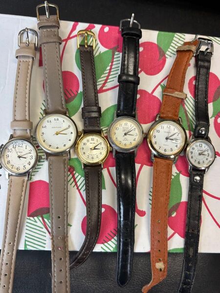 すべて稼働品☆腕時計 6個 まとめ売り レディース メンズ