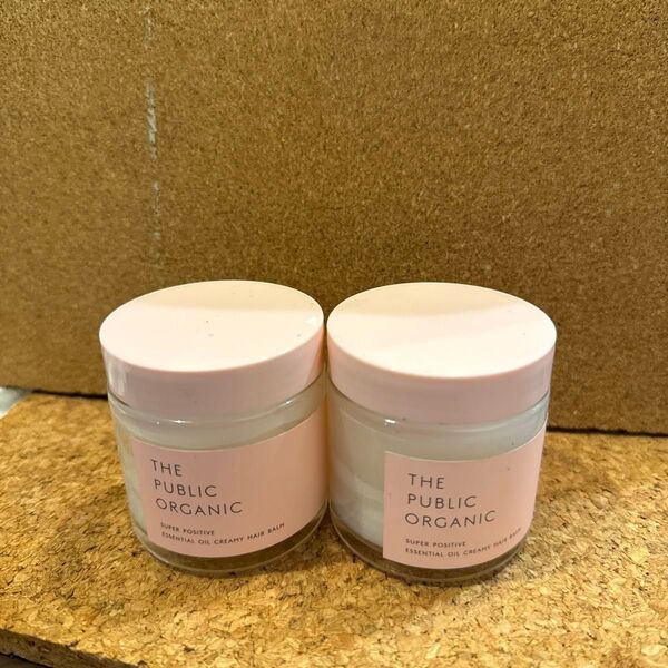 THE PUBLIC ORGANIC スーパーポジティブ エッセンシャルオイル クリーミーヘアバーム 2個