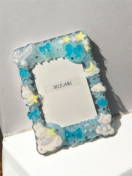 レジン ホイップデコハンドメイド 硬質カードケース★A7サイズ★
