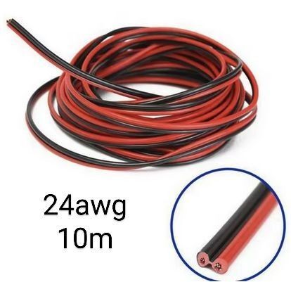 LEDストリップ延長ケーブル 24awg 10m LEDテープライト 単色用 配線コード