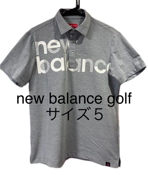 new balance golf ニューバランス ゴルフシャツ メンズ メランジカノコ ポロシャツ 半袖