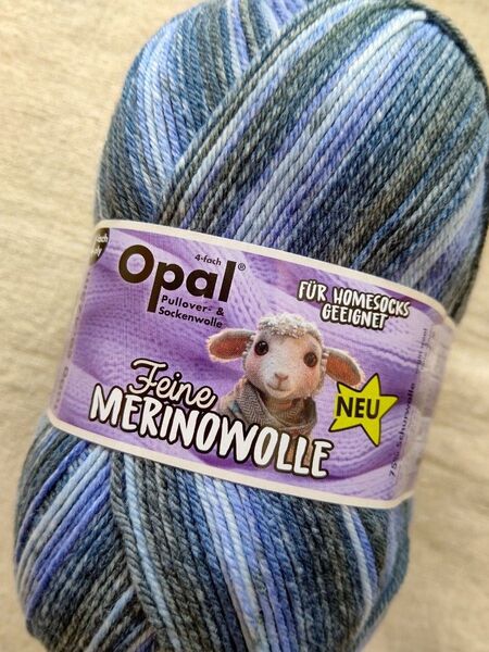 オパールopal 毛糸 ファインメリノウール 11553 ソックヤーン