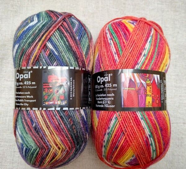 オパールopal 毛糸 フンデルトヴァッサー 1434 3202 ソックヤーン