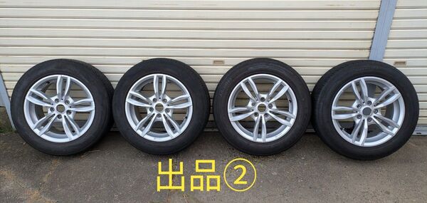 ②夏タイヤセット 23年製 MAK LUFT 16in 7J +52 PCD112 205/60R16 BMW F46 F45等