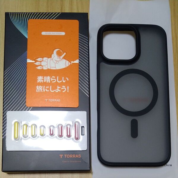 iPhone 16 ProMax ケース透明 マグネット 米軍耐衝撃 6.9インチ Magsafe対応 ☆未使用品☆