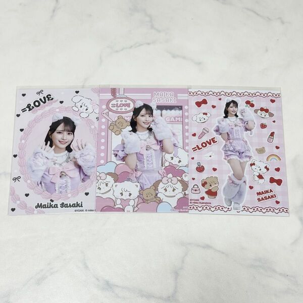 イコラブ =LOVE 佐々木舞香 mikko コラボ 生写真 コンプ