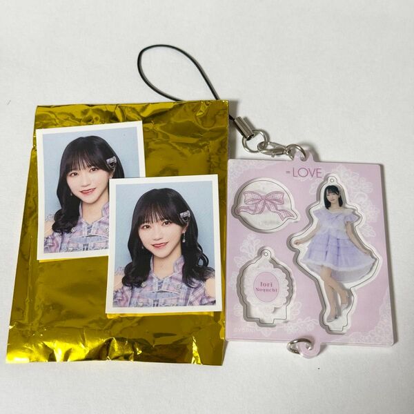 イコラブ =LOVE 野口衣織 ピンキー ミニくじ アクキー おまけ idフォト2枚
