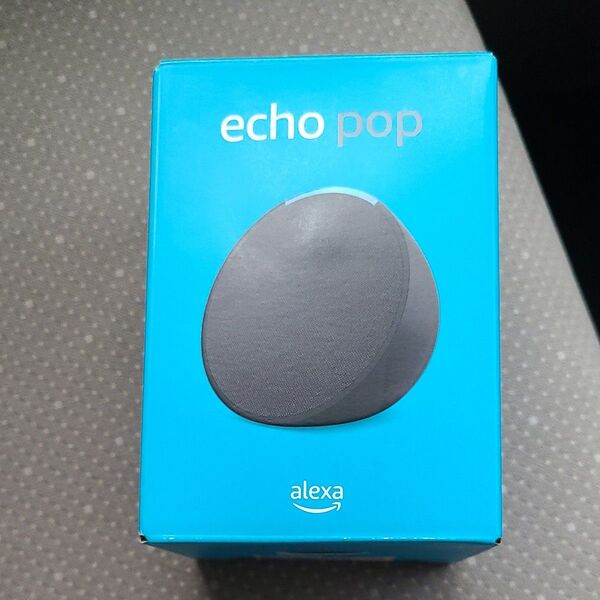 Amazon Echo Pop スマートスピーカー チャコール 1度のみ使用