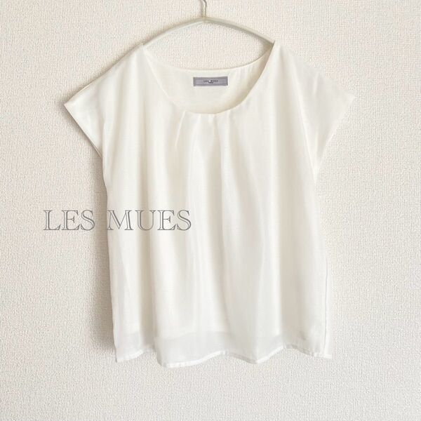 レミュー LES MUES シフォンブラウス プルオーバー