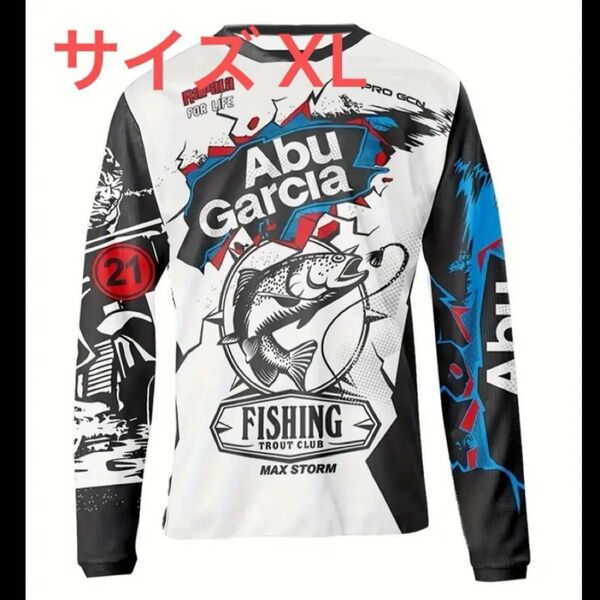 フィッシングウェア サイクリングウェア スポーツウェア 速乾 通気性 快適 UVカット ラッシュガード 日本サイズXL